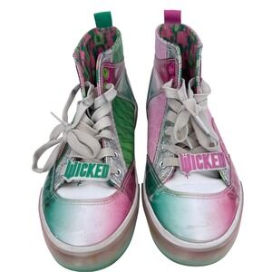 Wicked‎ The Musical Movie Girls High Top Sneakers Ground Up Size 6.5 Big Girls